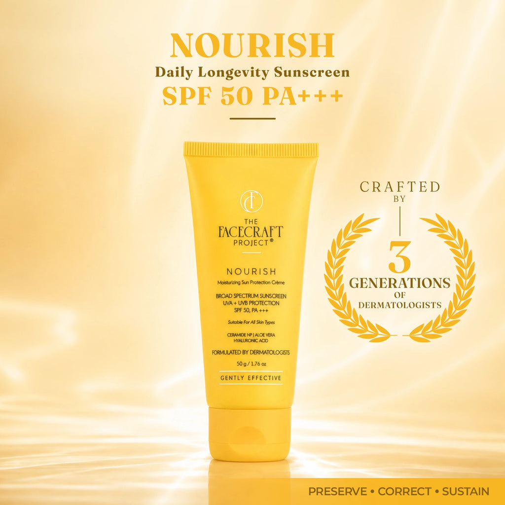 FaceCraft Nourish Sunscreen Dermatologist crafted Broad spectrum