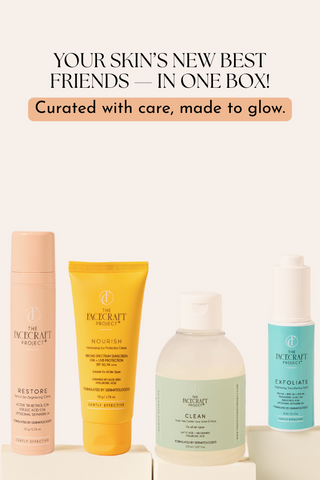 FaceCraft Luxe skincare Gift Box – Full size, dermatologist crafted essentials for festive gifting.