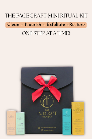 Facecraft festive gift set – Mini skincare essentials crafted by a dermatologist (Limited Edition)